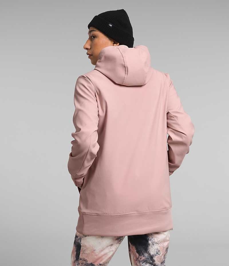 Pink Women's The North Face Tekno Pullover Hoodie | DUBLIN DHZE