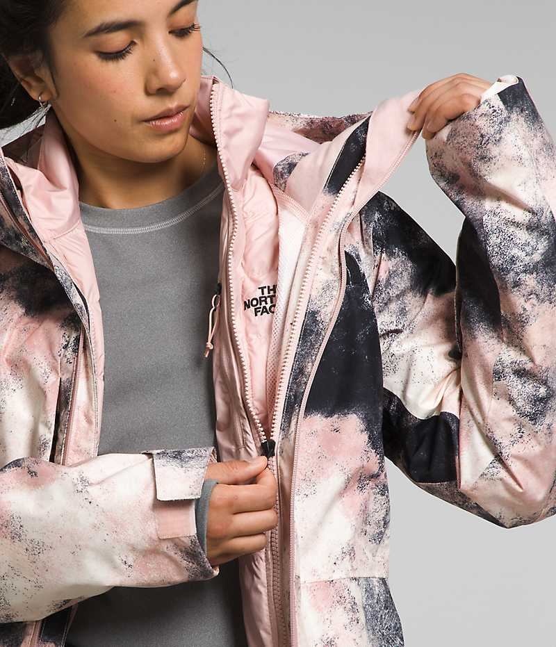 Pink Women's The North Face ThermoBall™ Eco Snow Triclimate® Insulated Jacket | DUBLIN BZCT