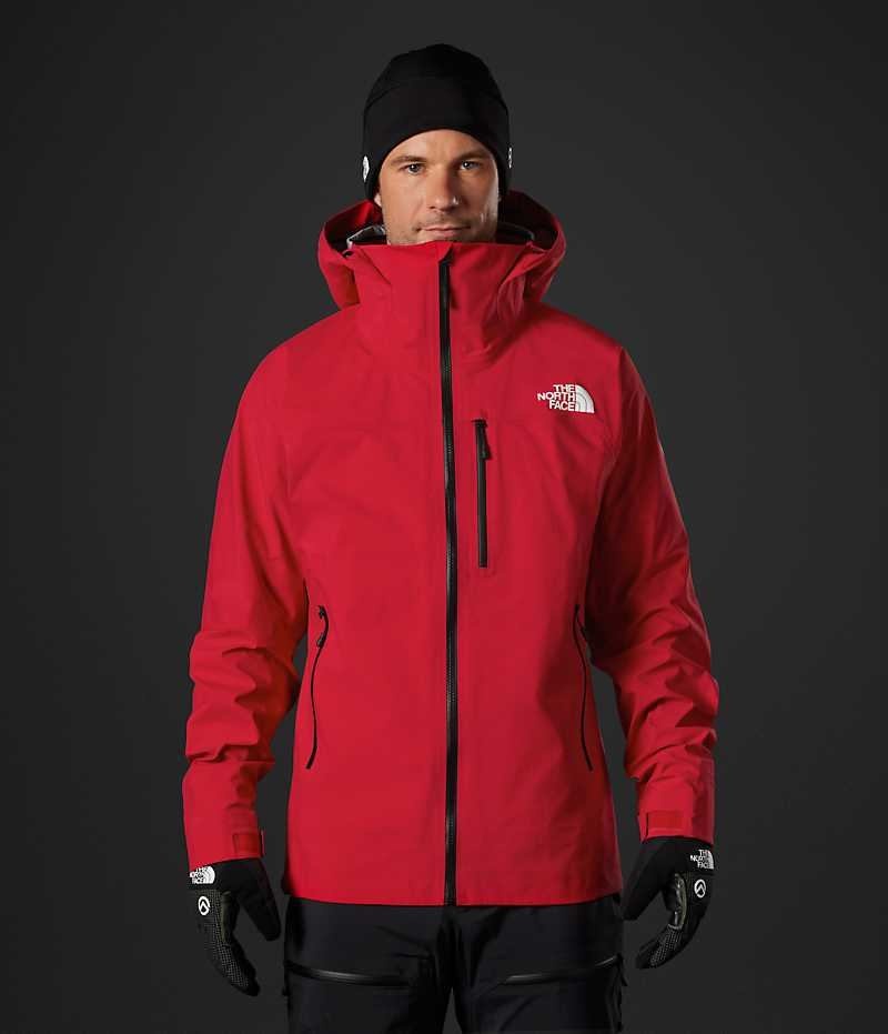 Red Men\'s The North Face Summit Series Torre Egger FUTURELIGHT™ Rain Jacket | DUBLIN XUVM