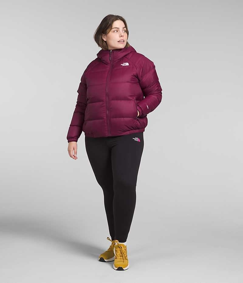 Red Women's The North Face Plus Hydrenalite™ Hoodie Puffer Jacket | DUBLIN LSPQ