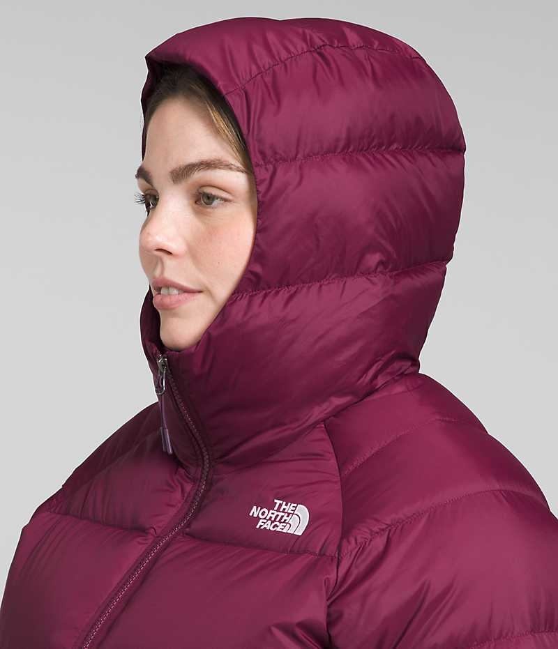 Red Women's The North Face Plus Hydrenalite™ Hoodie Puffer Jacket | DUBLIN LSPQ