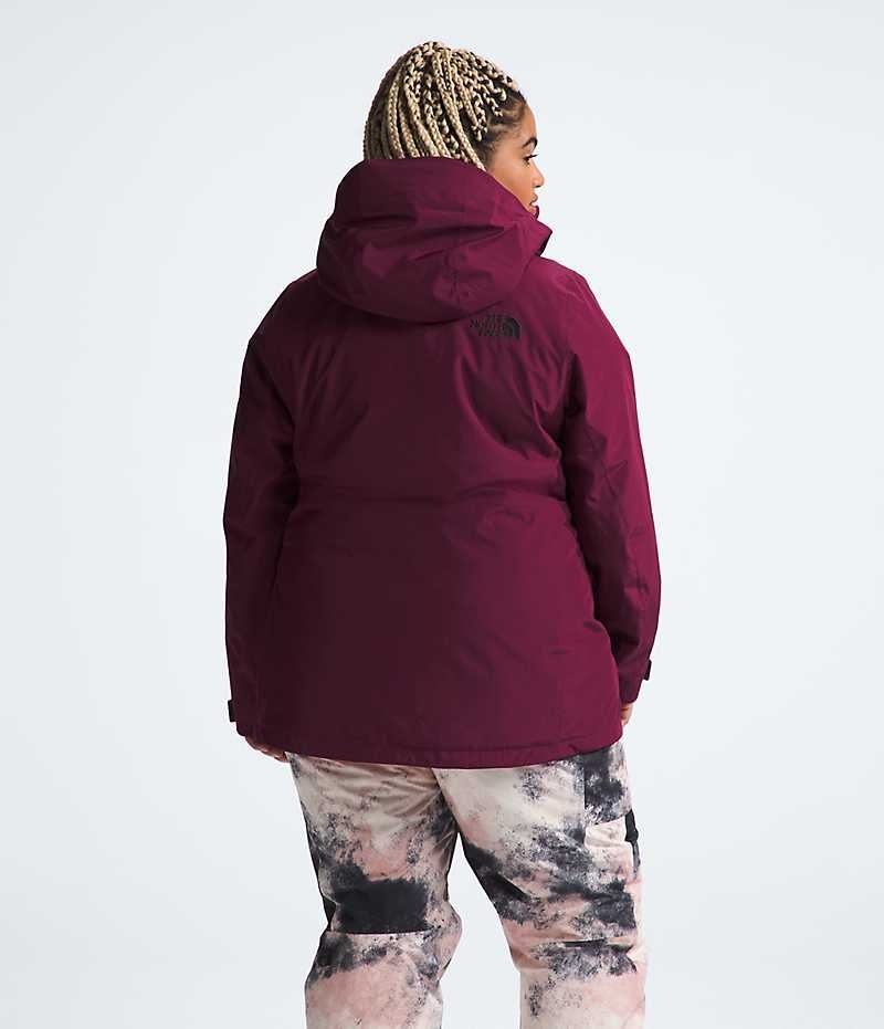 Red Women's The North Face Plus ThermoBall™ Eco Snow Triclimate® Insulated Jacket | IRELAND WFDK