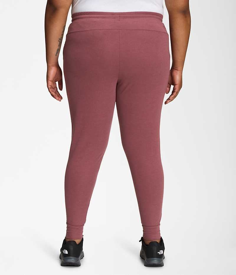 Red Women's The North Face Plus Westbrae Knit Jogger | IRELAND WXOG