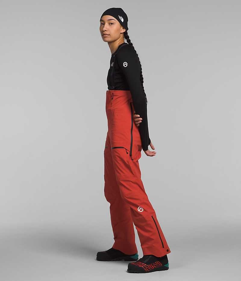 Red Women's The North Face Summit Series Pumori GTX Pro Bib Pants | DUBLIN SREL