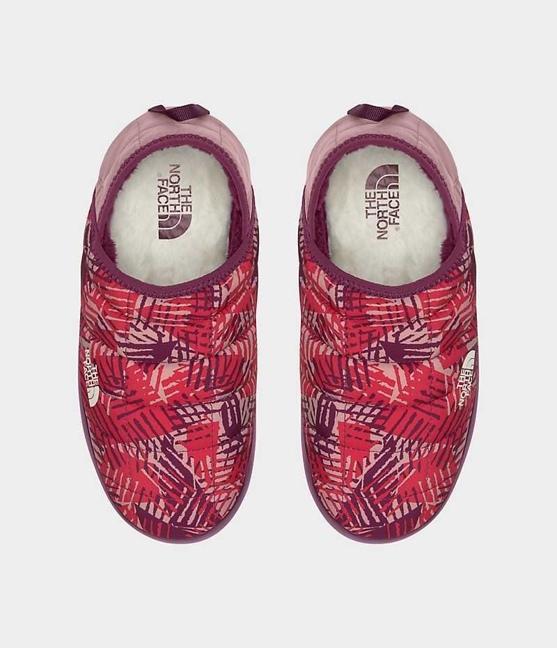 Red Women's The North Face ThermoBall™ Traction V Mules | DUBLIN HOXB