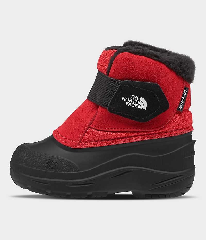 Red / Black Boys\' The North Face Alpenglow II Winter Boots | DUBLIN HRDO