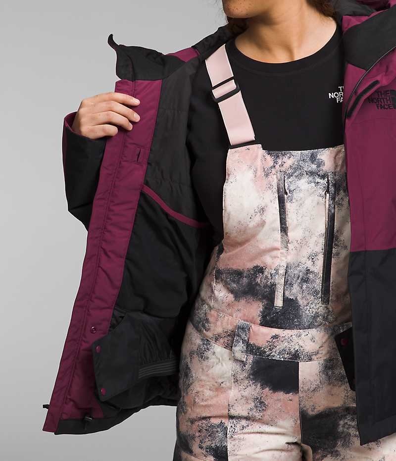 Red / Black Women's The North Face Freedom Insulated Jacket | DUBLIN GXRC