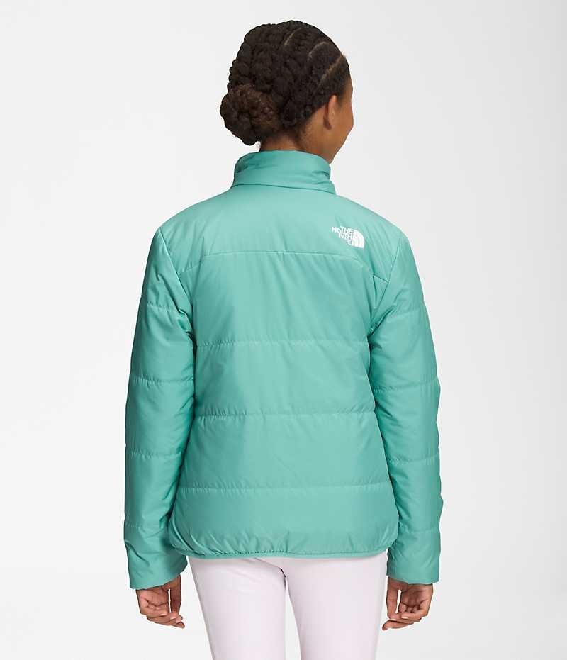 Turquoise Girls'' The North Face Reversible Mossbud Fleece Jacket | IRELAND BVZU