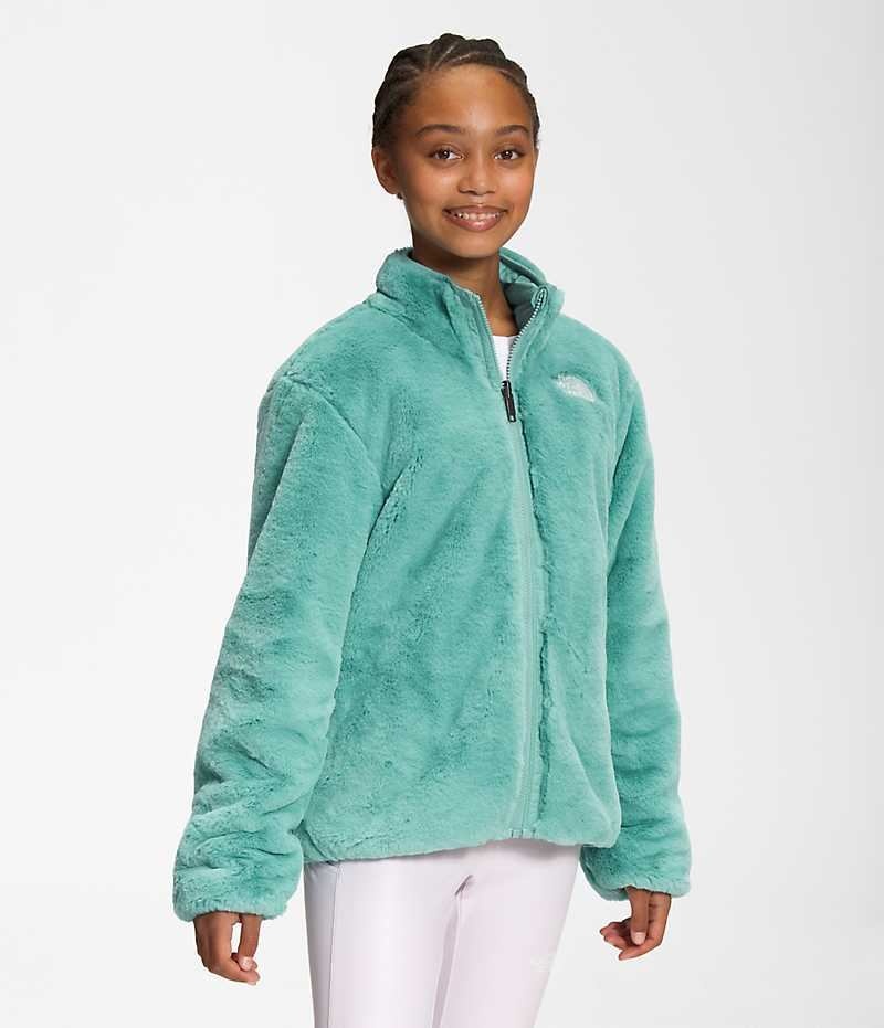 Turquoise Girls'' The North Face Reversible Mossbud Fleece Jacket | IRELAND BVZU