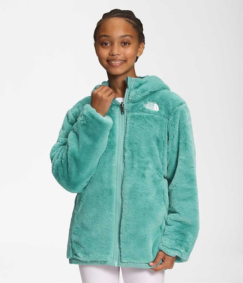 Turquoise Girls'' The North Face Reversible Mossbud Coat | DUBLIN RHDT