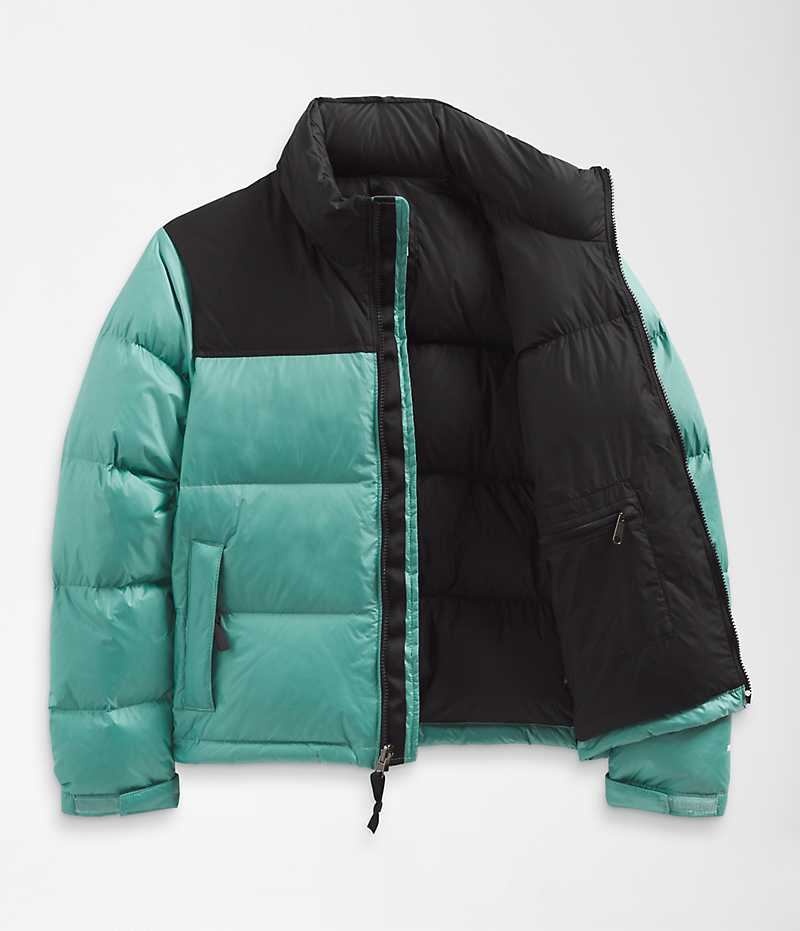 Turquoise Women's The North Face 1996 Retro Nuptse Puffer Jacket | DUBLIN UZVP