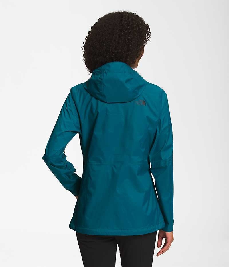 Turquoise Women's The North Face Alta Vista Rain Jacket | IRELAND IHQR