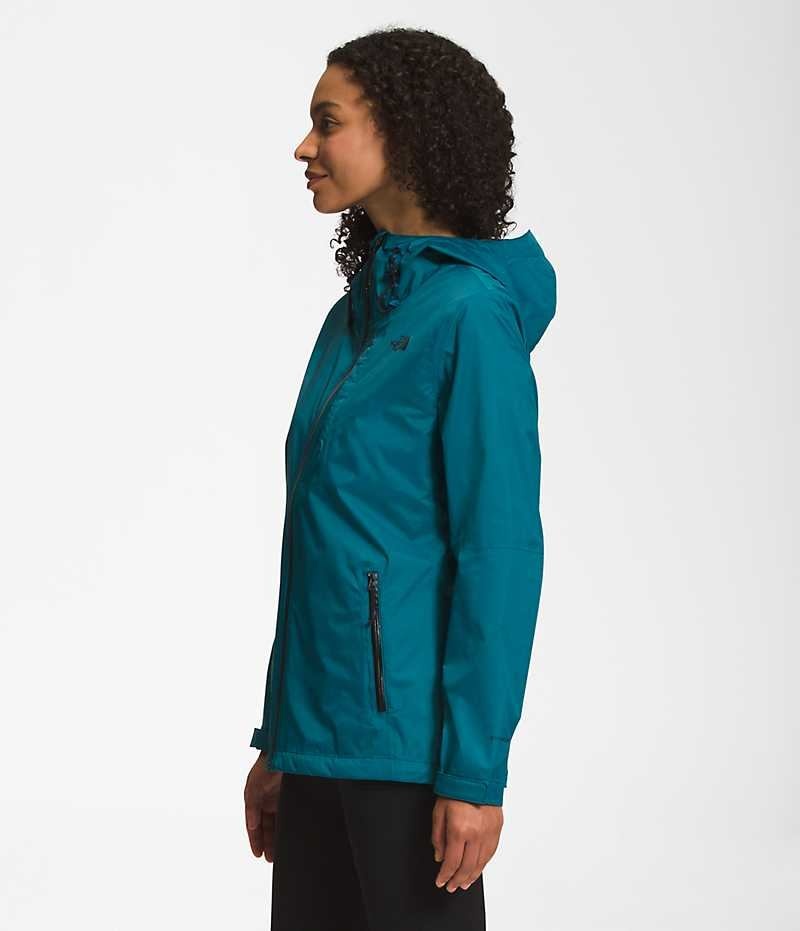 Turquoise Women's The North Face Alta Vista Rain Jacket | IRELAND IHQR