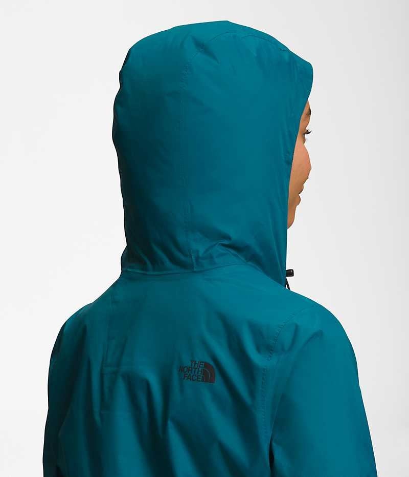 Turquoise Women's The North Face Alta Vista Rain Jacket | IRELAND IHQR