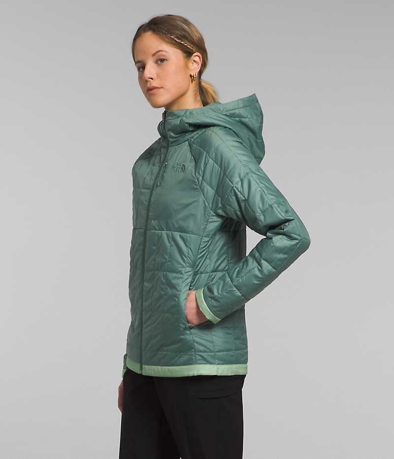 Turquoise Women's The North Face Circaloft Hoodie Puffer Jacket | DUBLIN MYIP