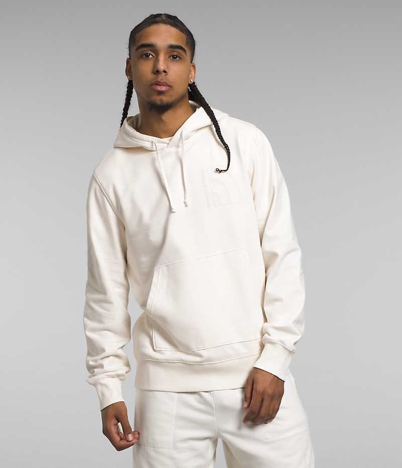 White Men\'s The North Face Garment Dye Hoodie | DUBLIN OSPC