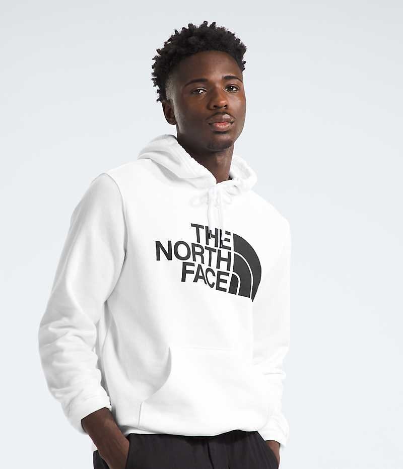 White Men\'s The North Face Half Dome Pullover Hoodie | DUBLIN SNFU