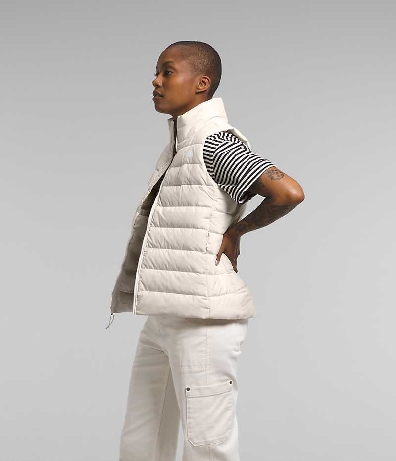 White Women's The North Face Aconcagua 3 Vest | DUBLIN MUPI