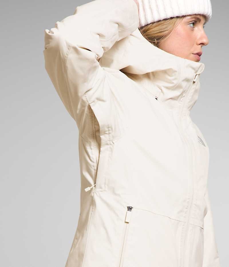 White Women's The North Face Clementine Triclimate® Insulated Jacket | IRELAND PIDQ