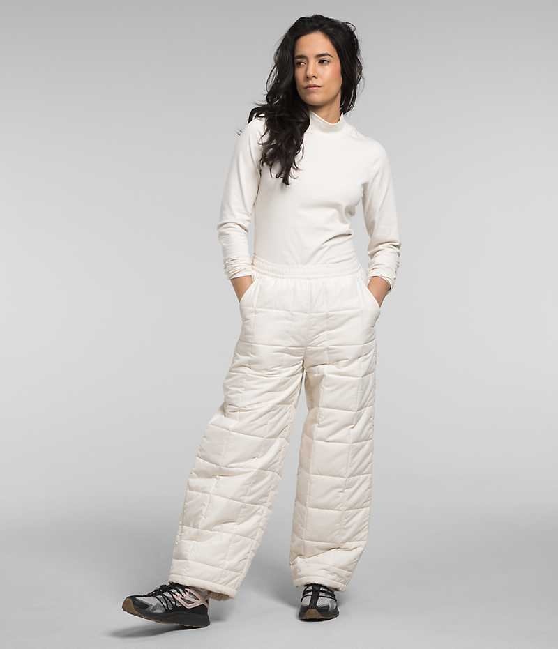 White Women's The North Face Lhotse Pants | IRELAND AWJK