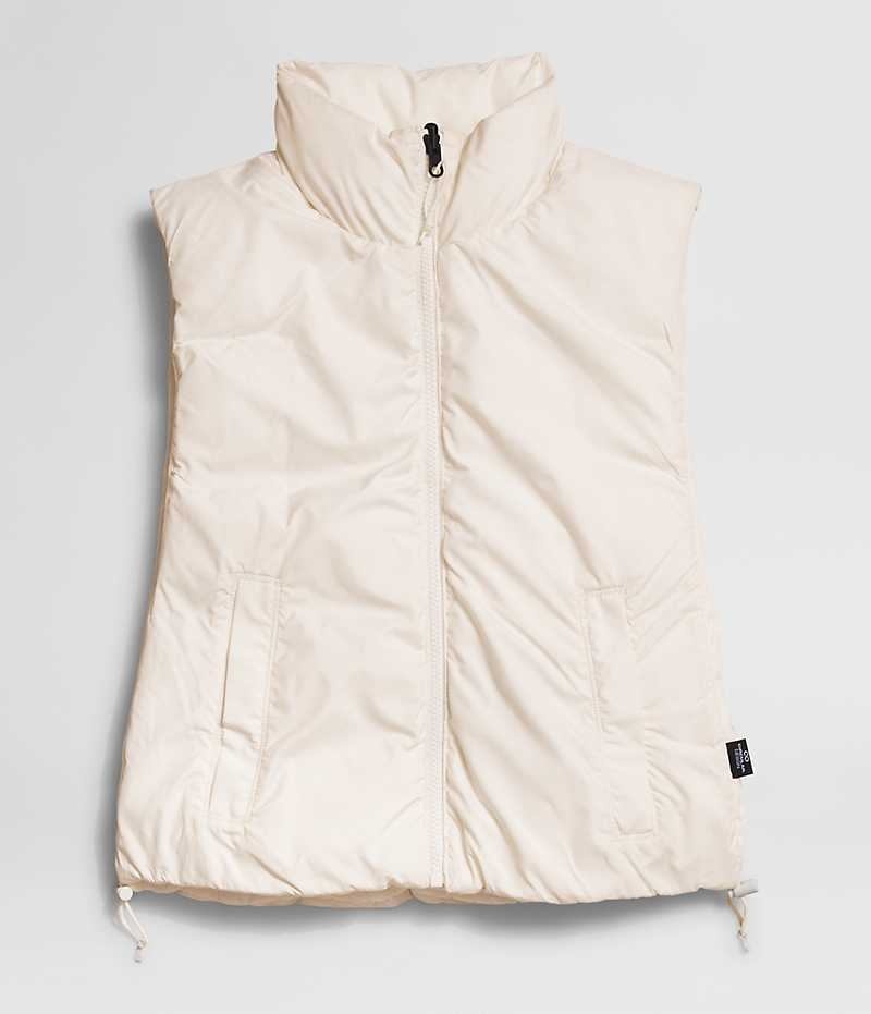 White Women's The North Face Lhotse Reversible Vest | IRELAND CRWB