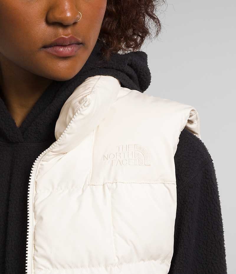 White Women's The North Face Lhotse Reversible Vest | IRELAND CRWB