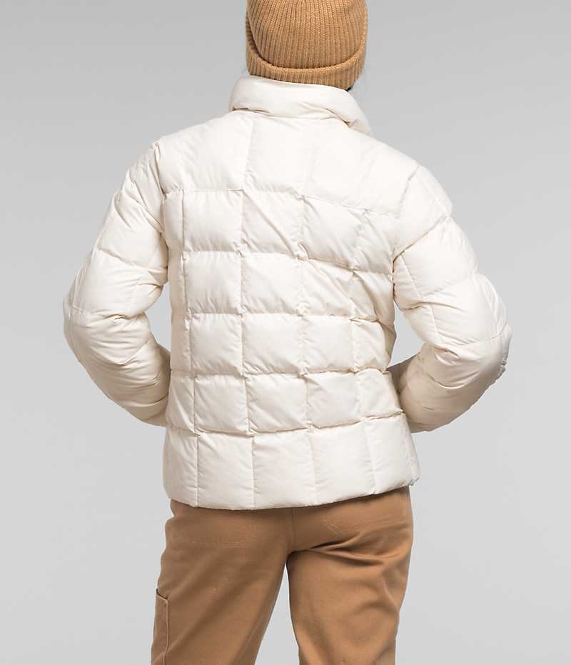 White Women's The North Face Lhotse Reversible Puffer Jacket | IRELAND SOKB