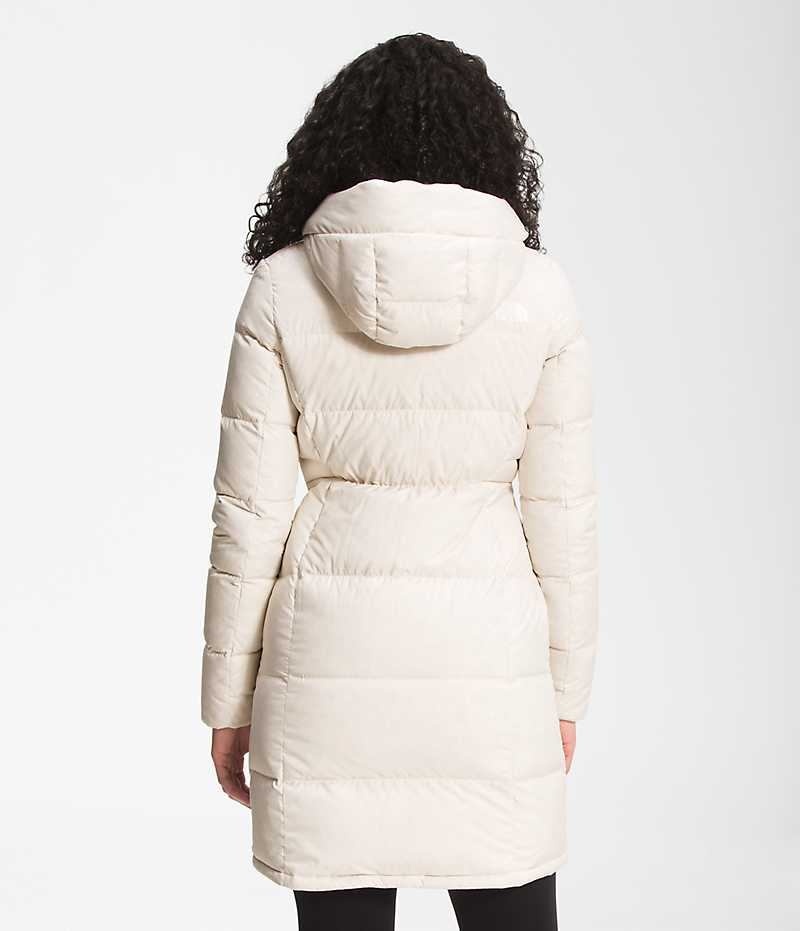 White Women's The North Face Metropolis Coat | DUBLIN HLFN