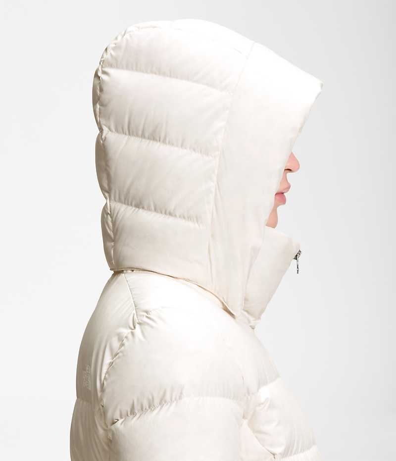 White Women's The North Face Metropolis Coat | DUBLIN HLFN