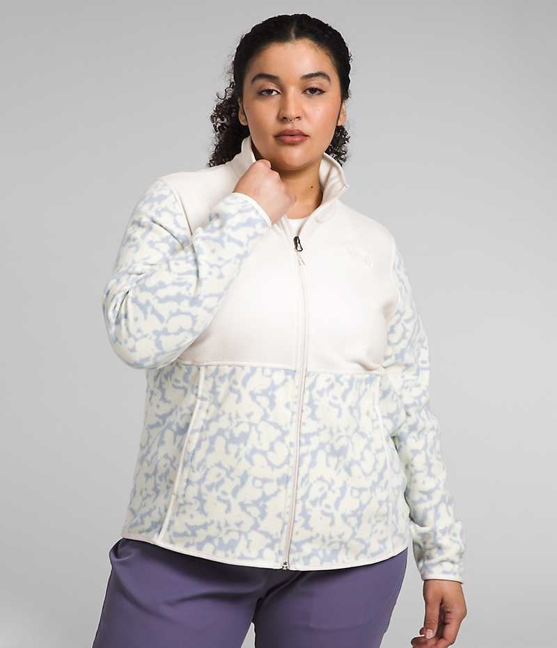 White Women\'s The North Face Plus Alpine Polartec® 100 Fleece Jacket | IRELAND SXVT