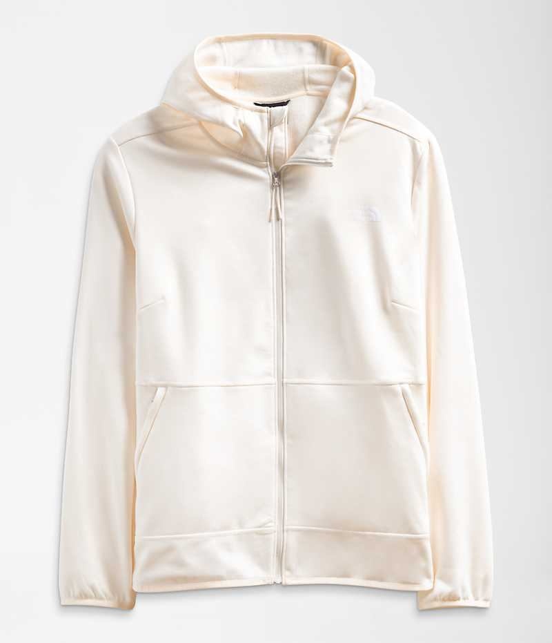 White Women's The North Face Plus Canyonlands Hoodie Fleece Jacket | IRELAND DHLC