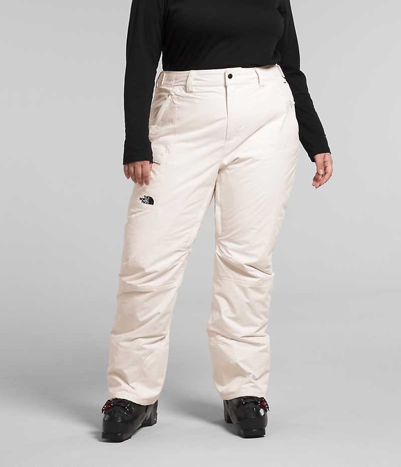 White Women\'s The North Face Plus Freedom Insulated Pants | IRELAND BIKP