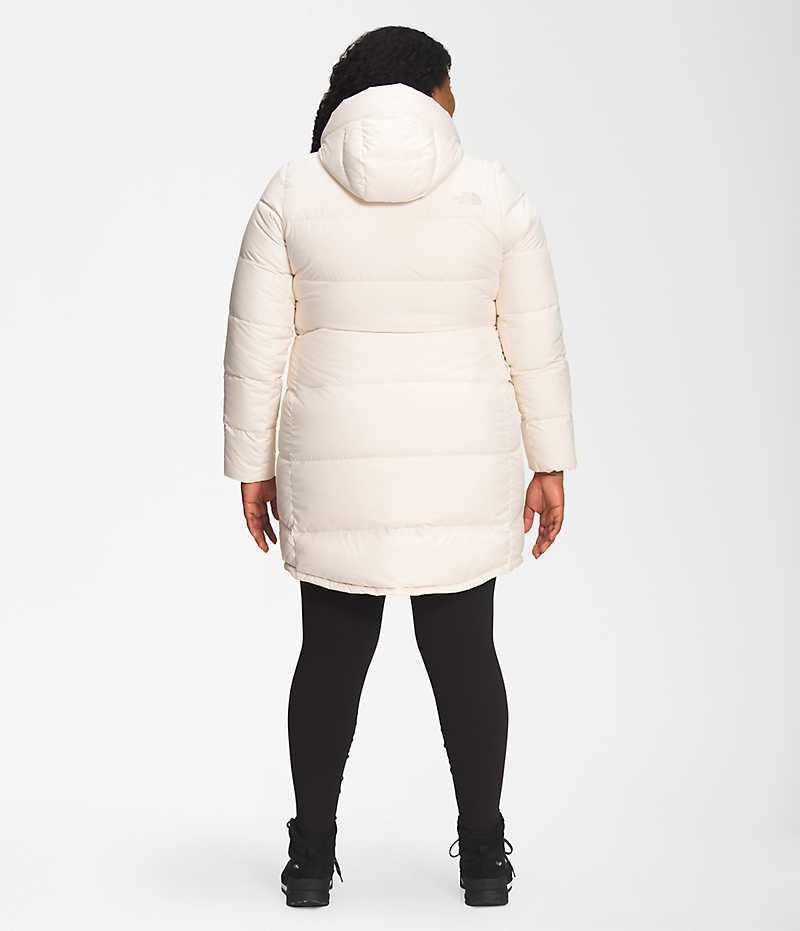 White Women's The North Face Plus Metropolis Coat | IRELAND KGMJ