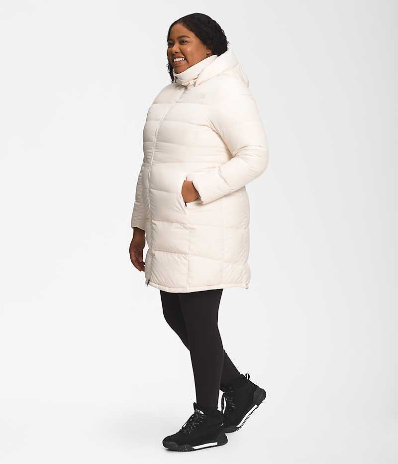 White Women's The North Face Plus Metropolis Coat | IRELAND KGMJ