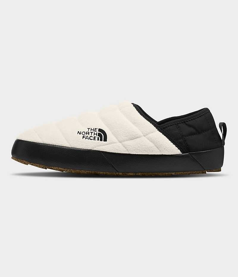 White / Black Women\'s The North Face ThermoBall™ Traction V Denali Mules | IRELAND SEOJ