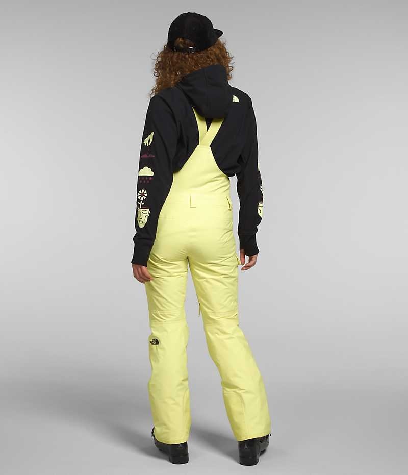 Yellow Women's The North Face Freedom Insulated Bib Pants | IRELAND MWRF